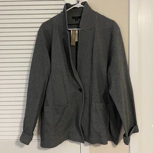 J. Crew Brand New Grey XL T-Shirt Blazer